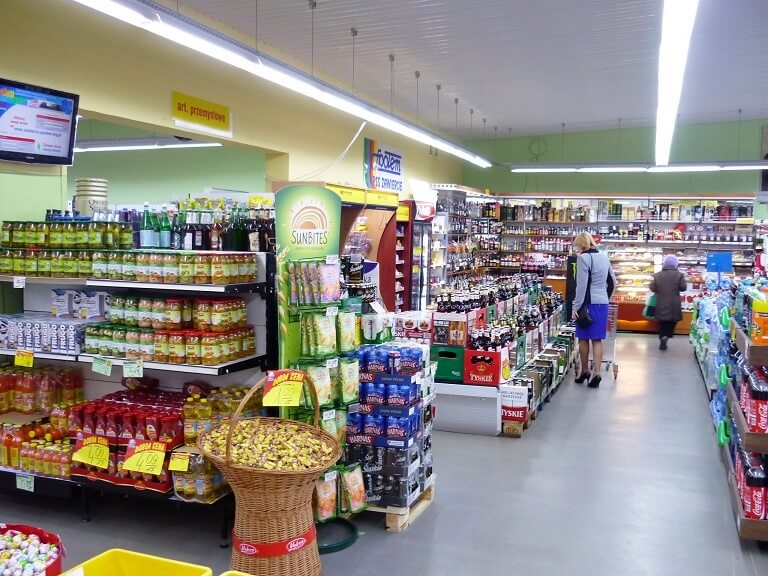 ekspozycja towarów